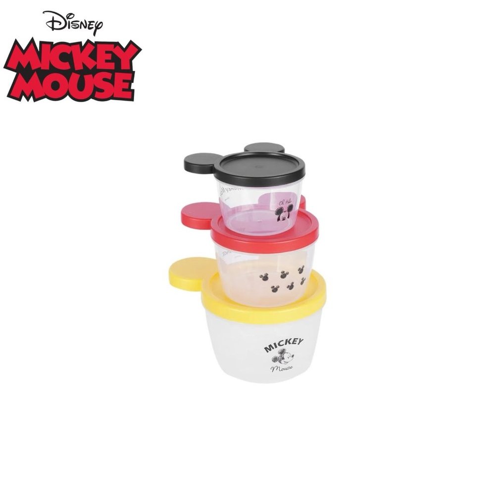 Mickey Mouse Collection Stackable Round Bento  (3 pcs)
